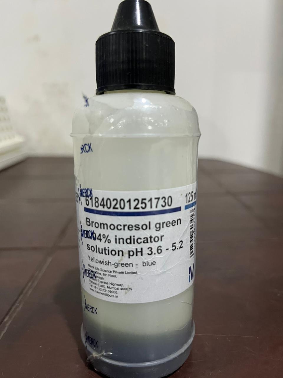 Bromocresol Green Indicator Solution