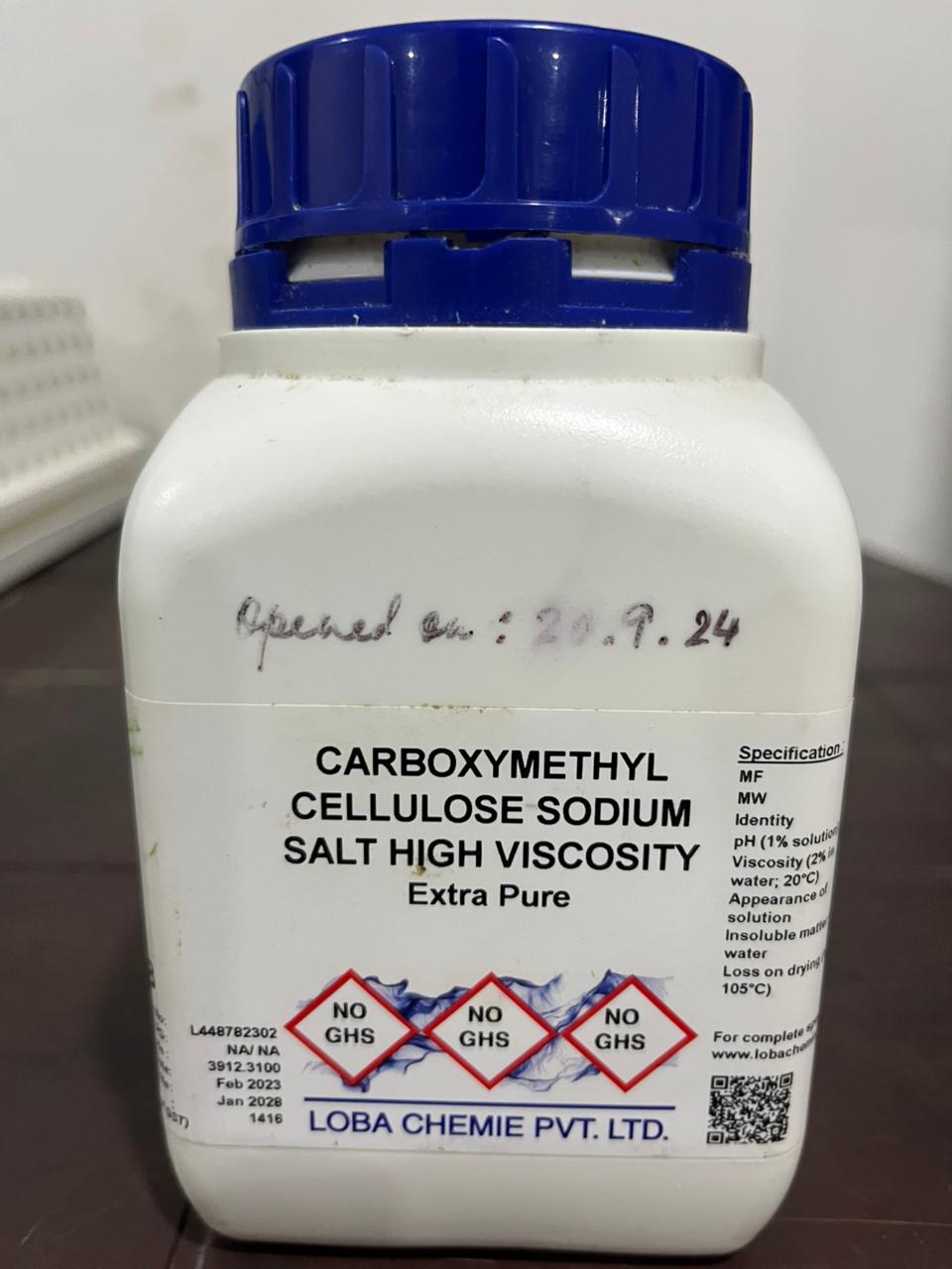 Carboxymethyl Cellulose Sodium Salt High Viscosity