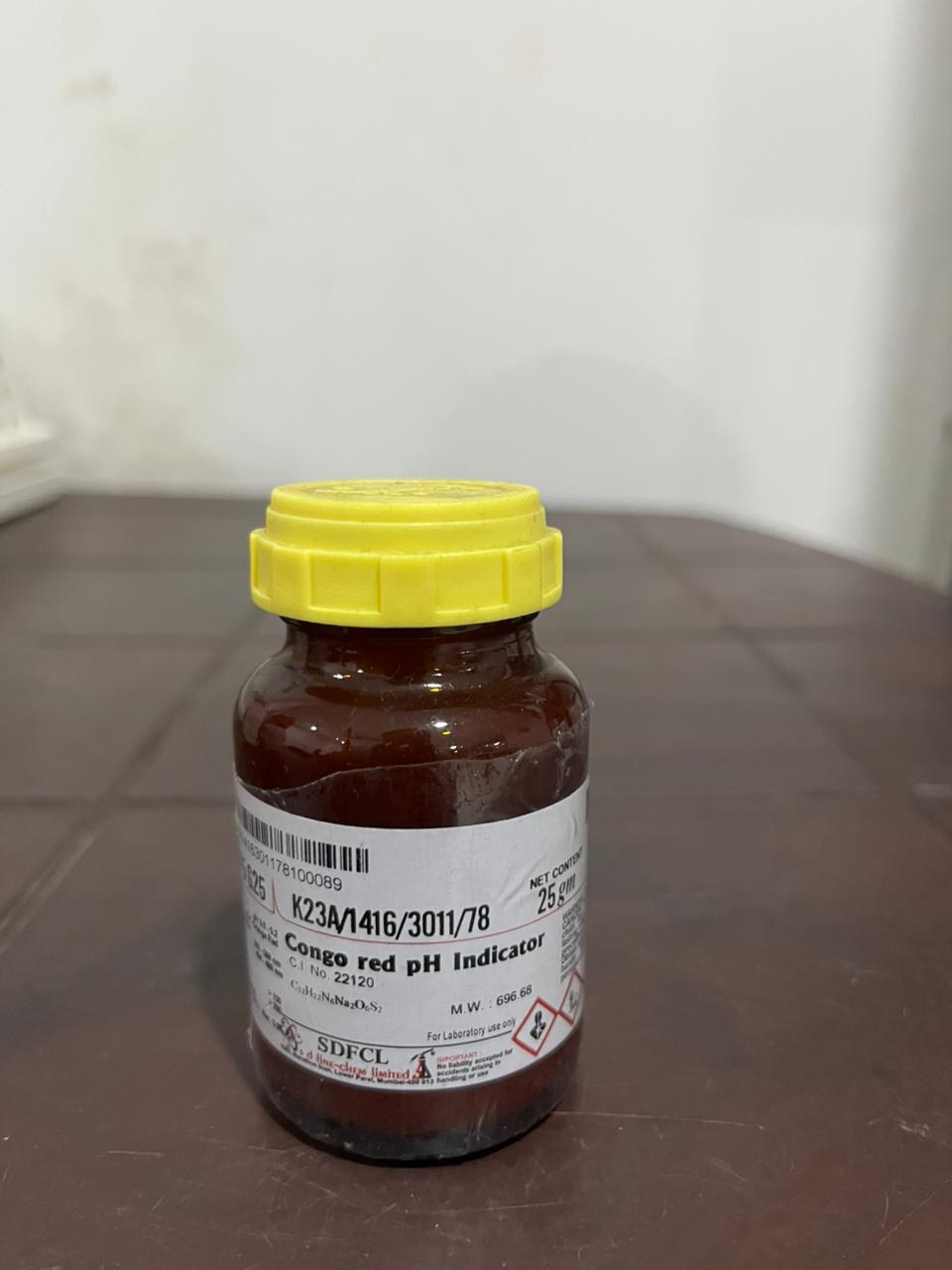 Congo Red pH Indicator