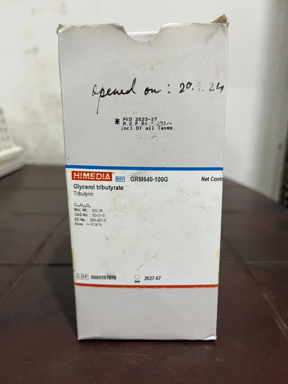 Glycerol Tributyrate