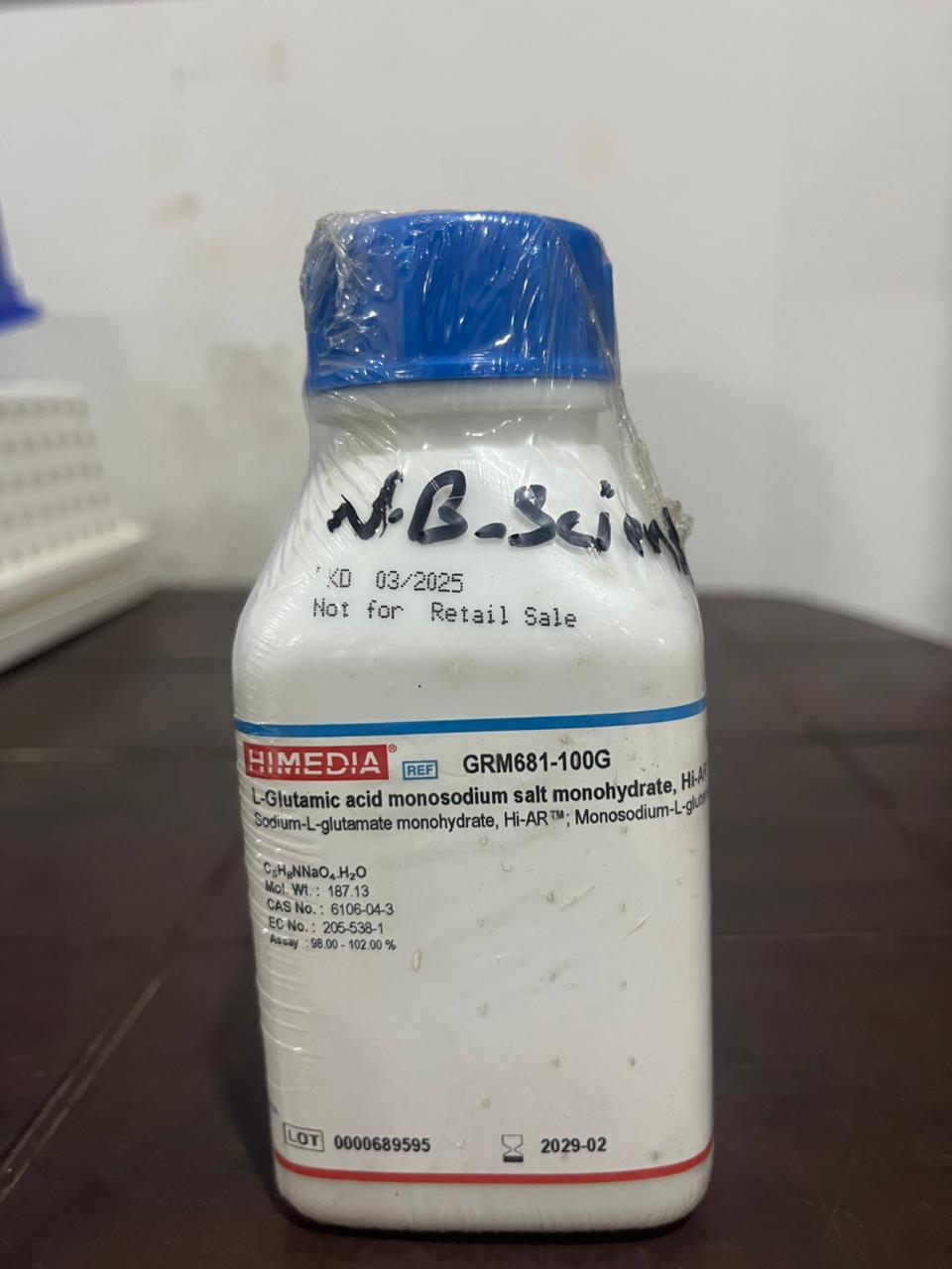 L-Glutamic Acid Monosodium Salt Monohydrate