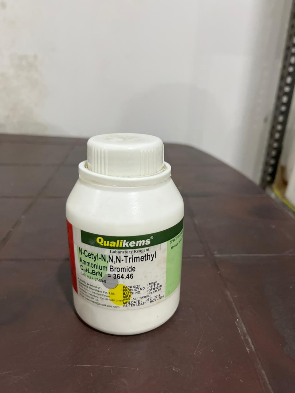 N-Cetyl-N,N,N-Trimethylammonium Bromide