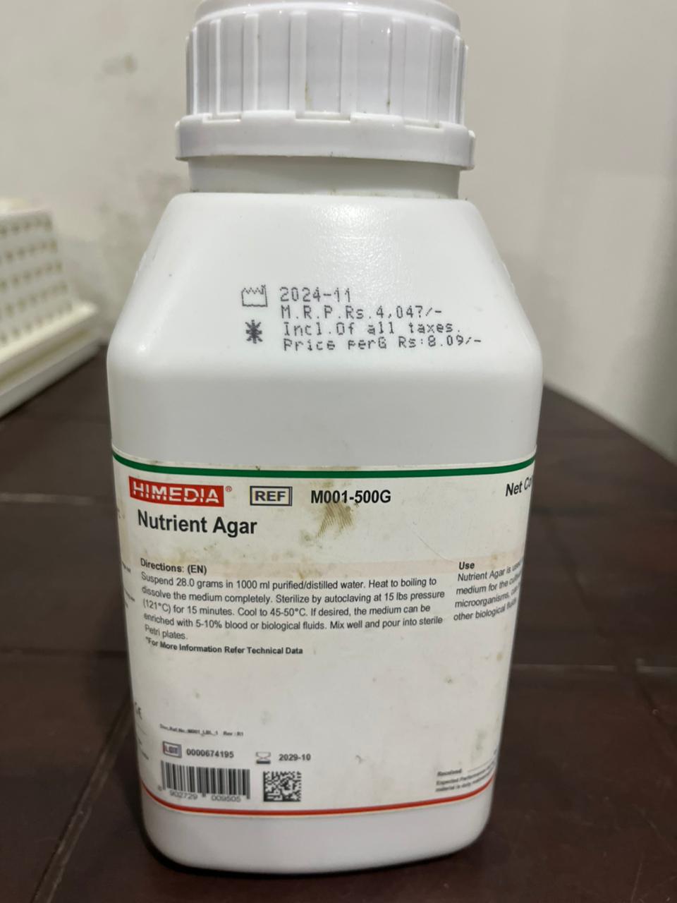 Nutrient Agar