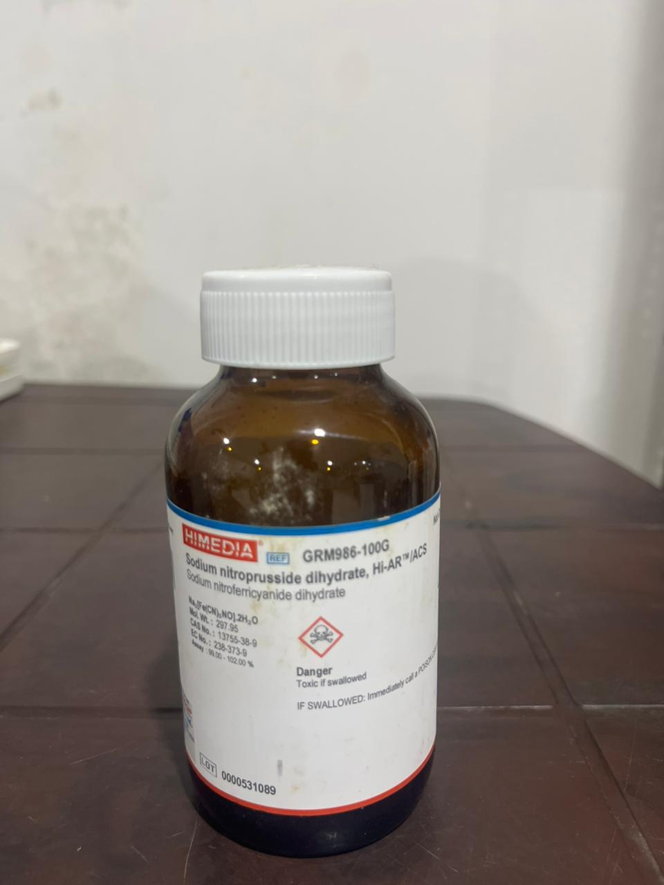 Sodium Nitroprusside Dihydrate